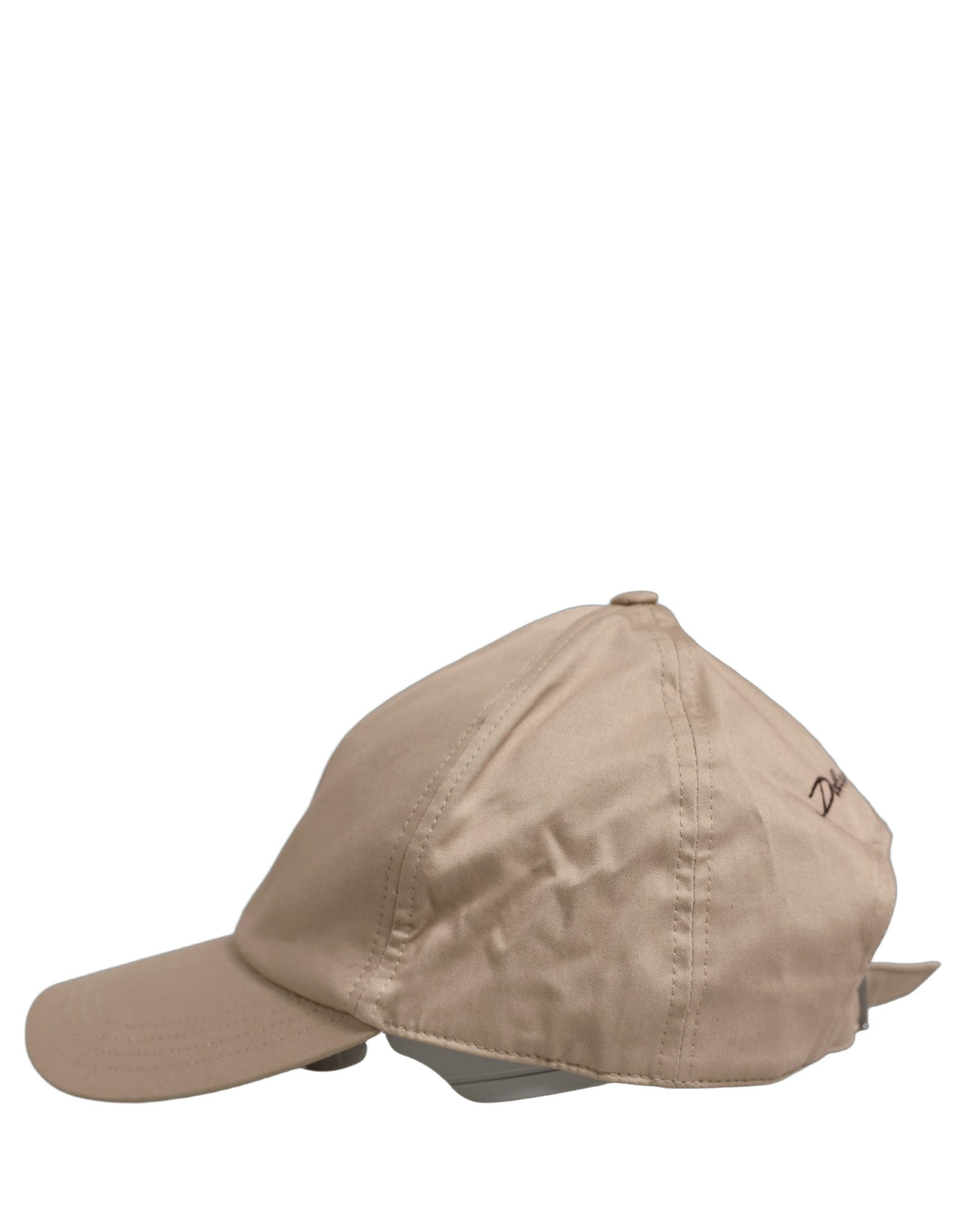 Dolce & Gabbana Beige Cotton Stretch Baseball Cap