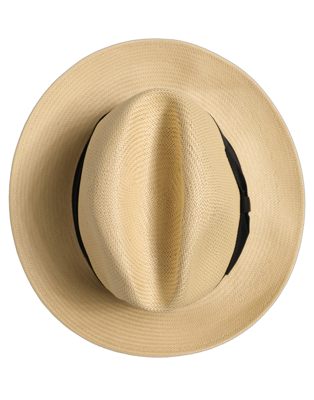Dolce & Gabbana Beige Paper Straw Fedora Panama Hat