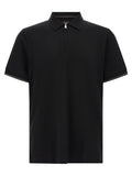 Black Cotton Polo Shirt