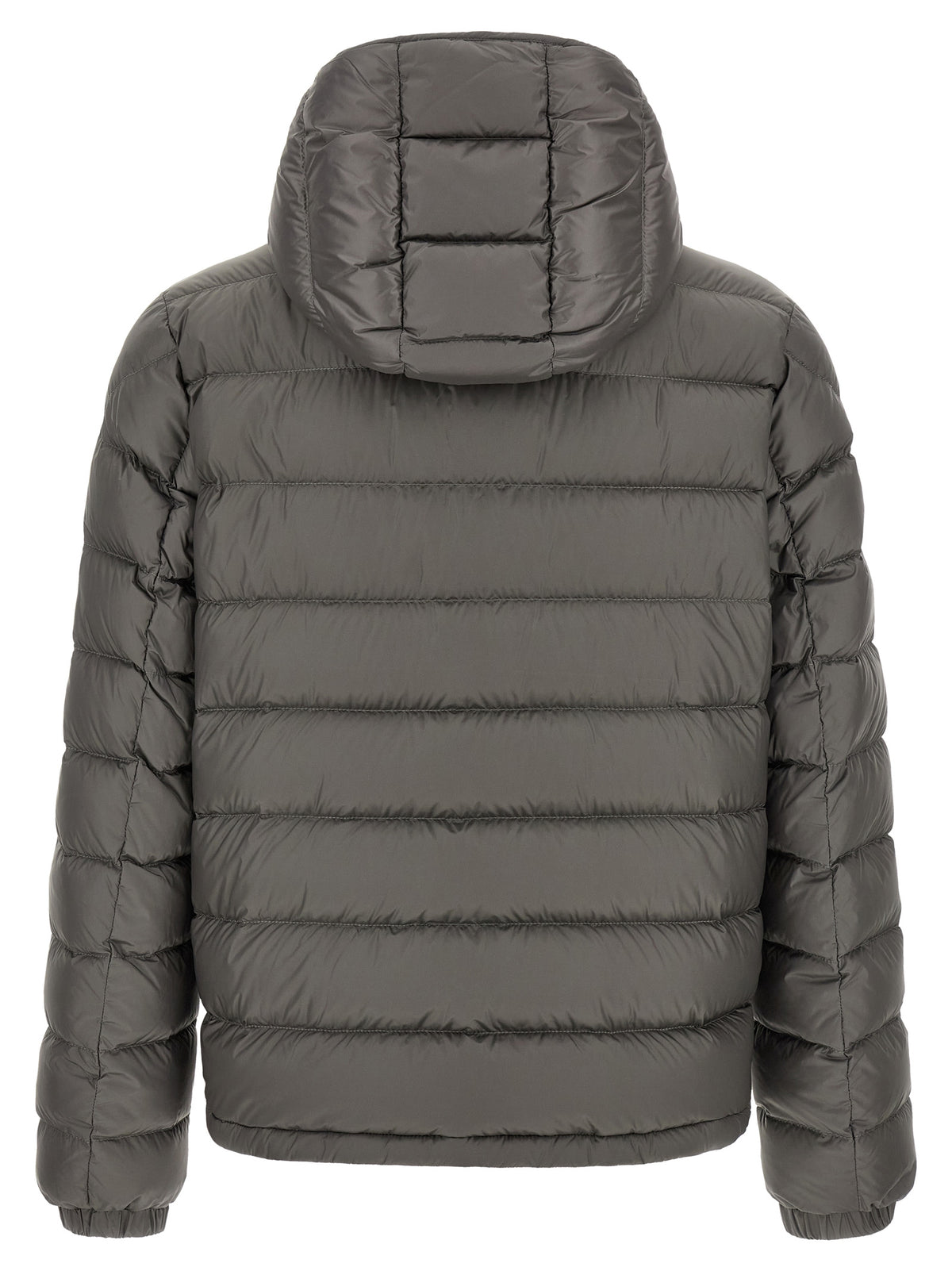 Moncler Grey Polyamide Long Jacket