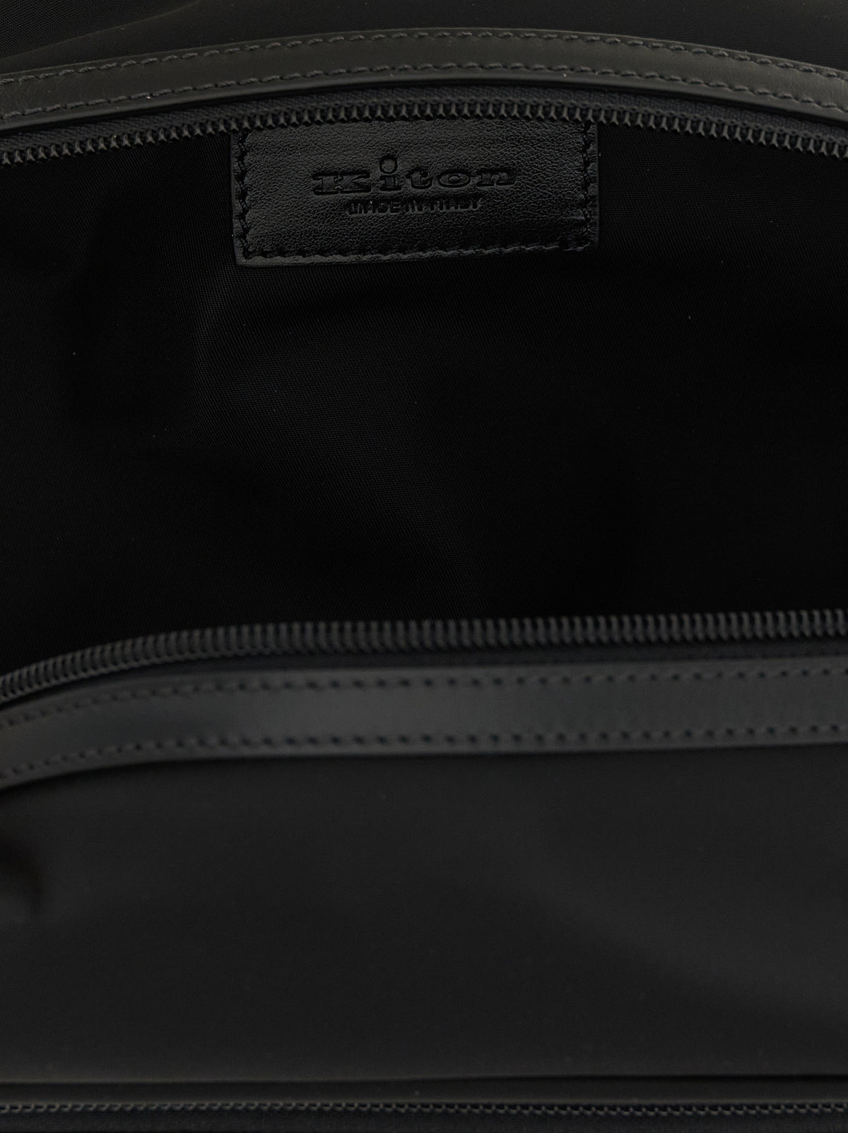 Kiton Black Polyamide Accessory
