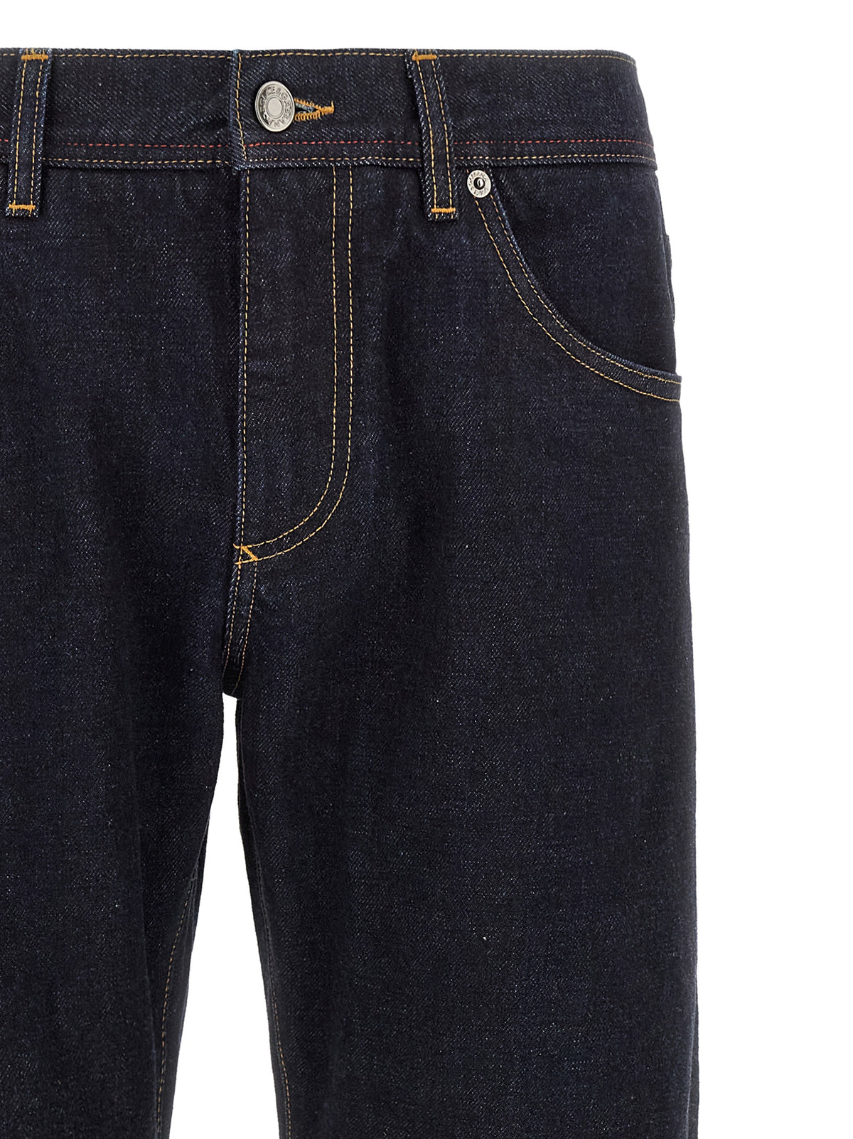 Blue Cotton Jeans Denim
