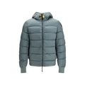 Bicolor Goose Down Full-Length Jacket