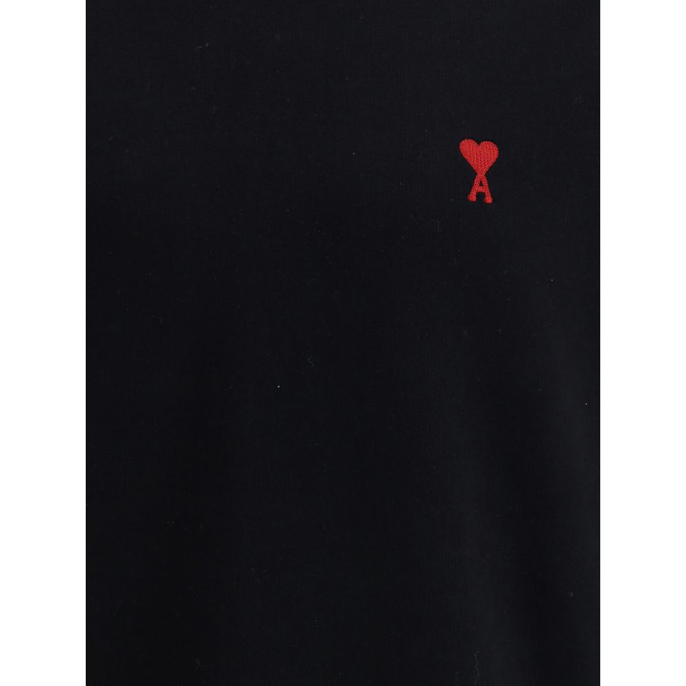 Black Cotton Sweatshirt