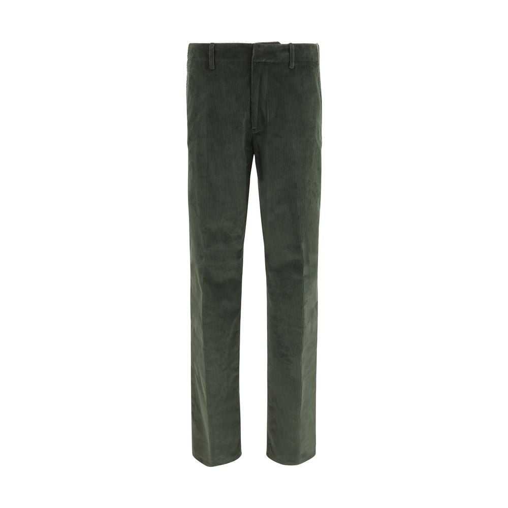 Etro Bicolor Cotton Casual Trousers