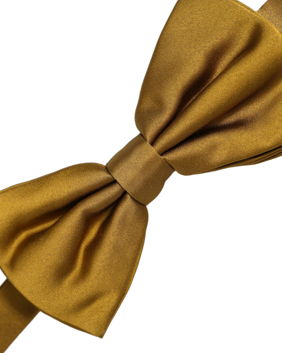Men Mustard 100% Silk Adjustable Neck Papillon Bow Tie