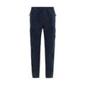 Stone Island Blue Cotton Cargo Trousers