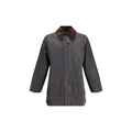Barbour Black Cotton Long Jacket