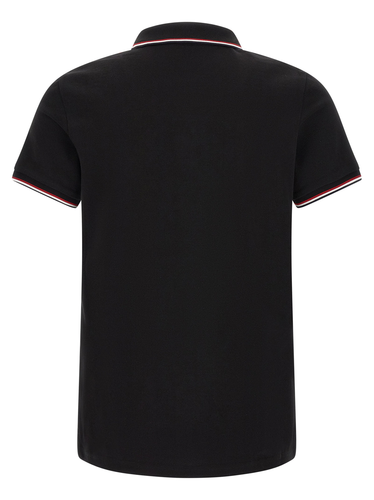 Black Cotton Polo Shirt