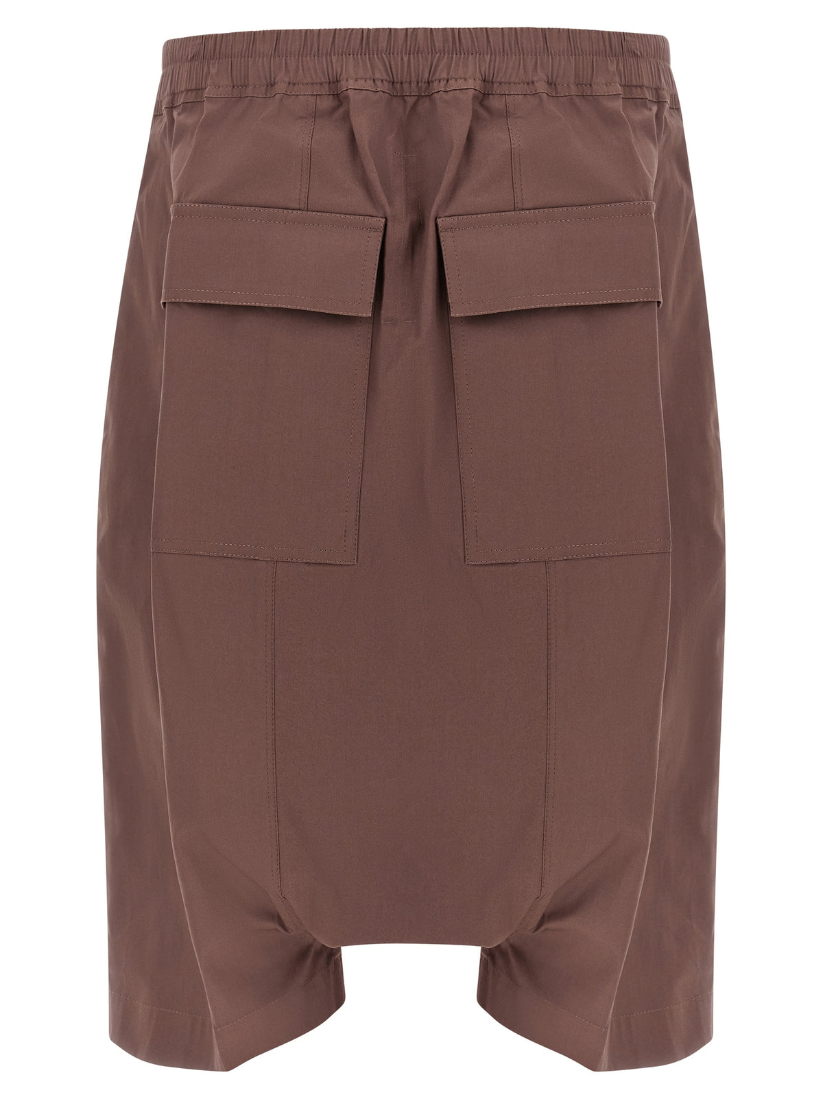 Brown Cotton Bermuda Shorts