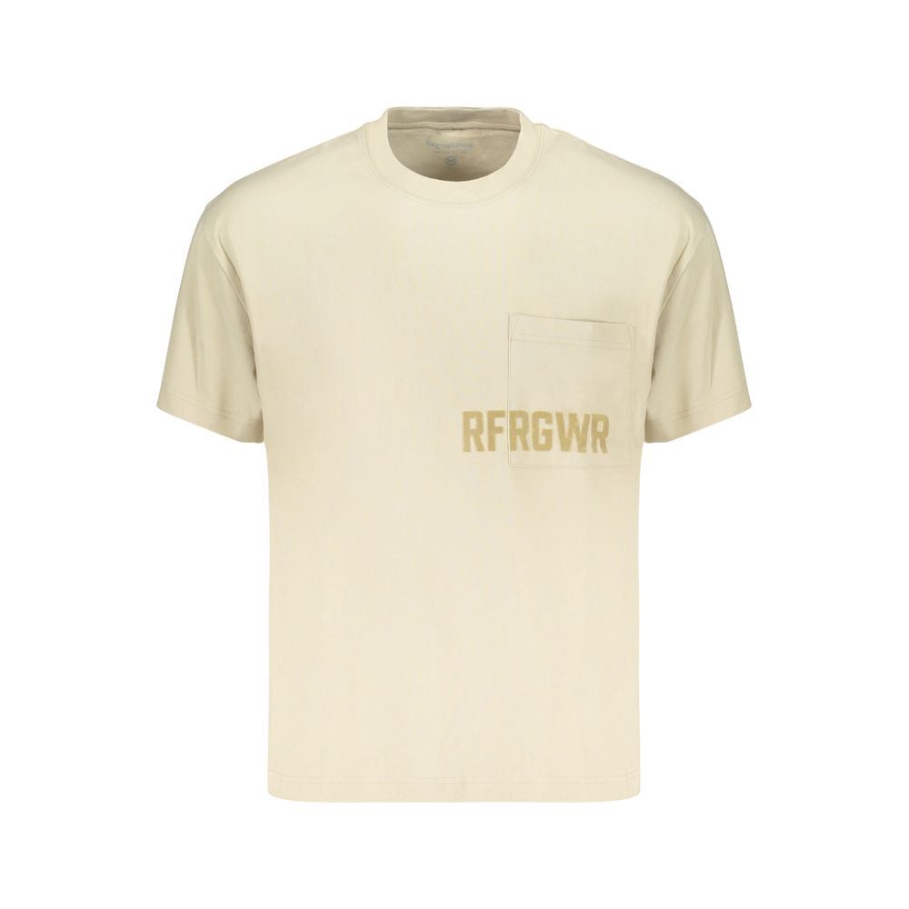 RefrigiWear Beige Cotton T-Shirt