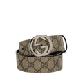 Gucci Brown Cotton Belt