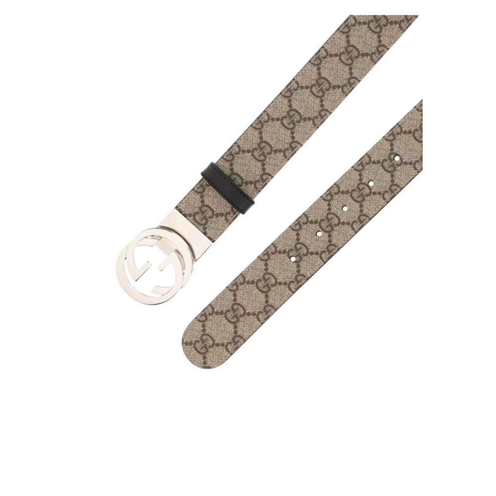 Gucci Brown Cotton Belt
