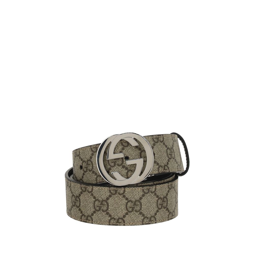 Gucci Brown Cotton Belt