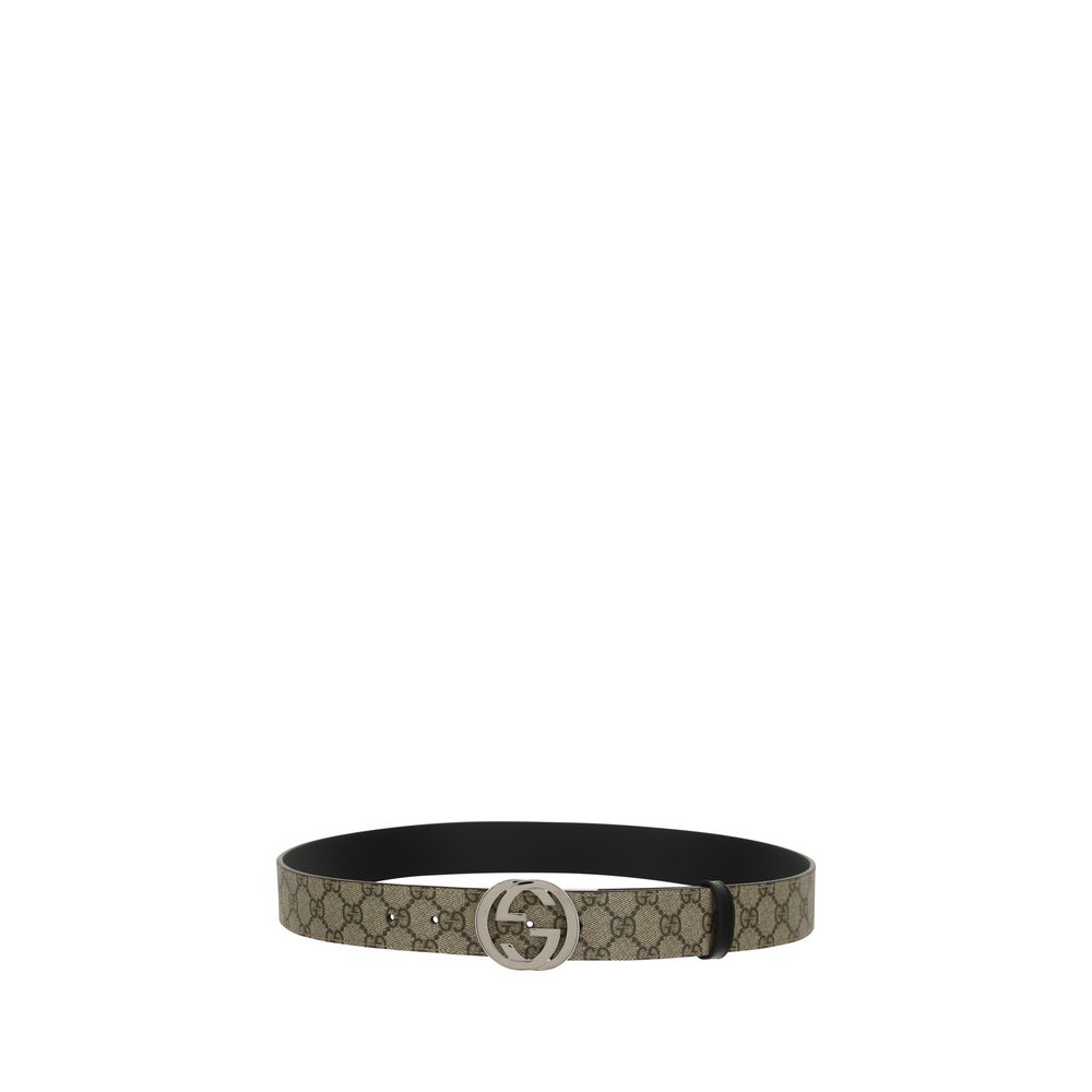Gucci Brown Cotton Belt