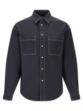 Fendi Blue Cotton Shirt