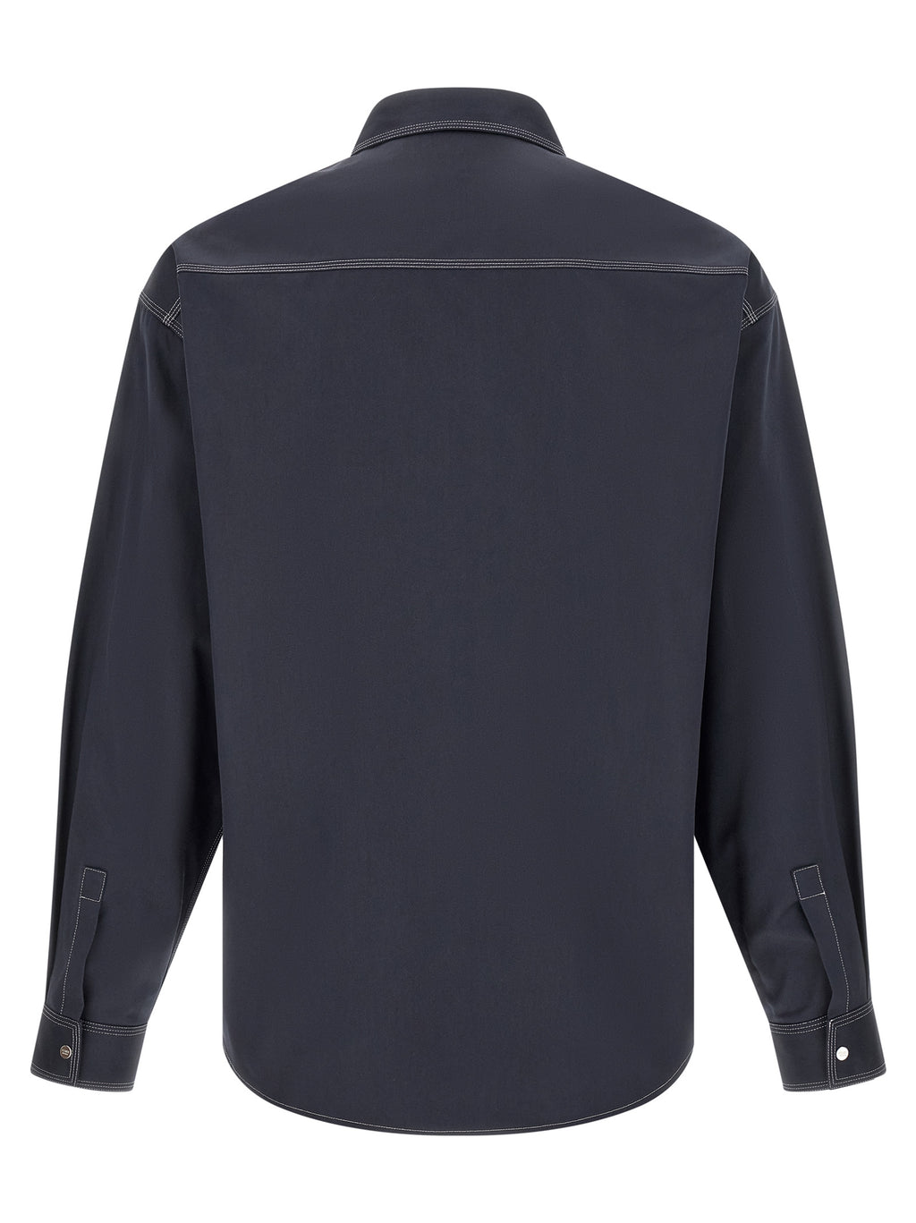 Fendi Blue Cotton Shirt