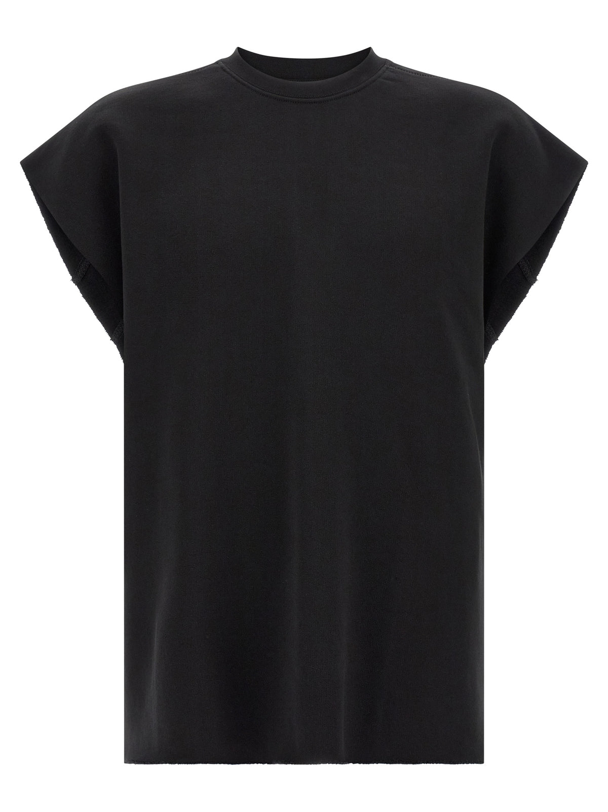 Black Cotton Sweatshirt