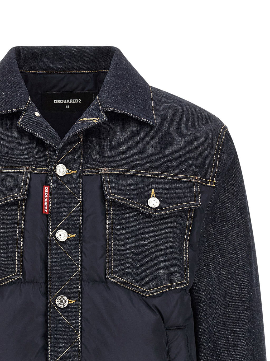 Dsquared2 Blue Cotton Denim Jacket