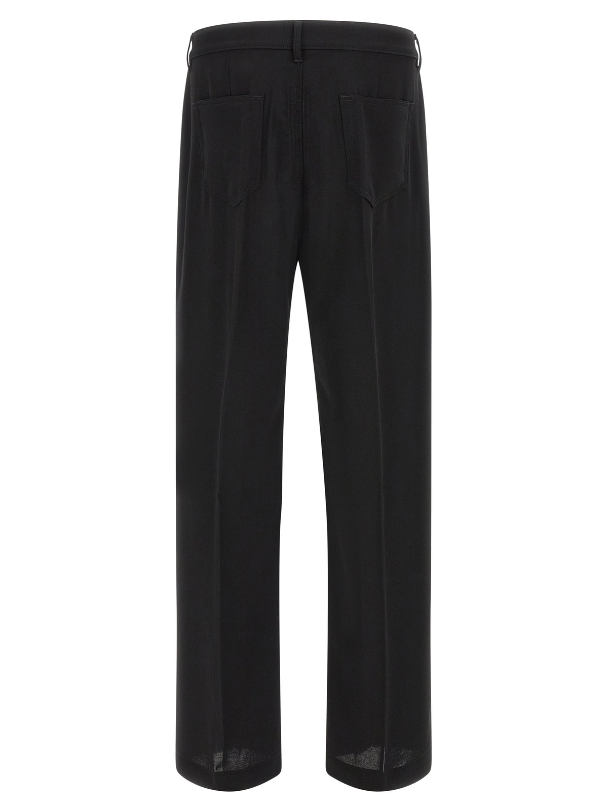 Black Cotton Relaxed Fit Jeans