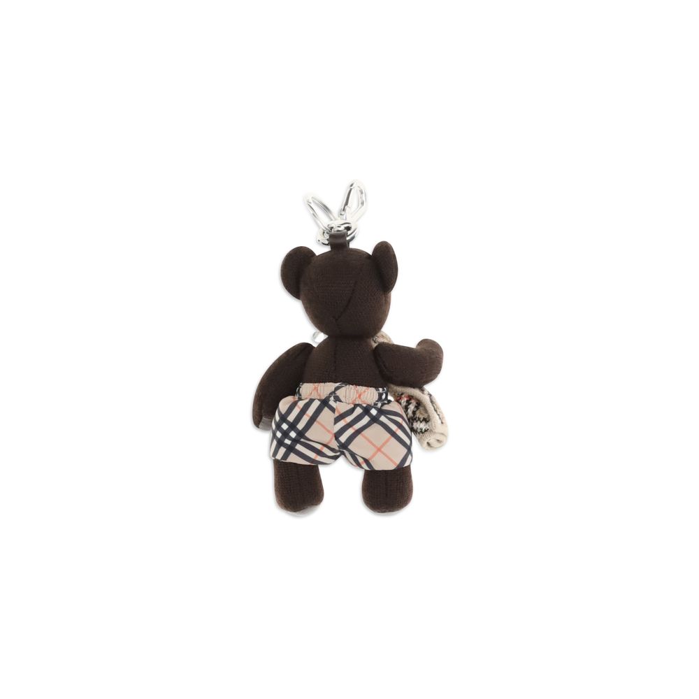 Burberry Brown Wool Keychain