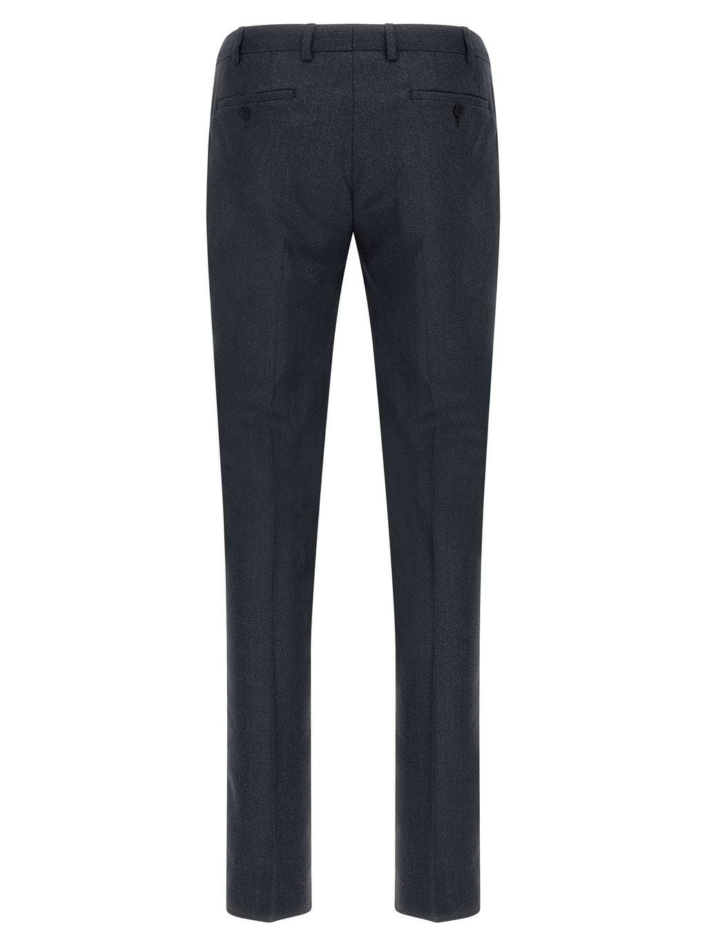 Gray Polyester Two-Piece Suit