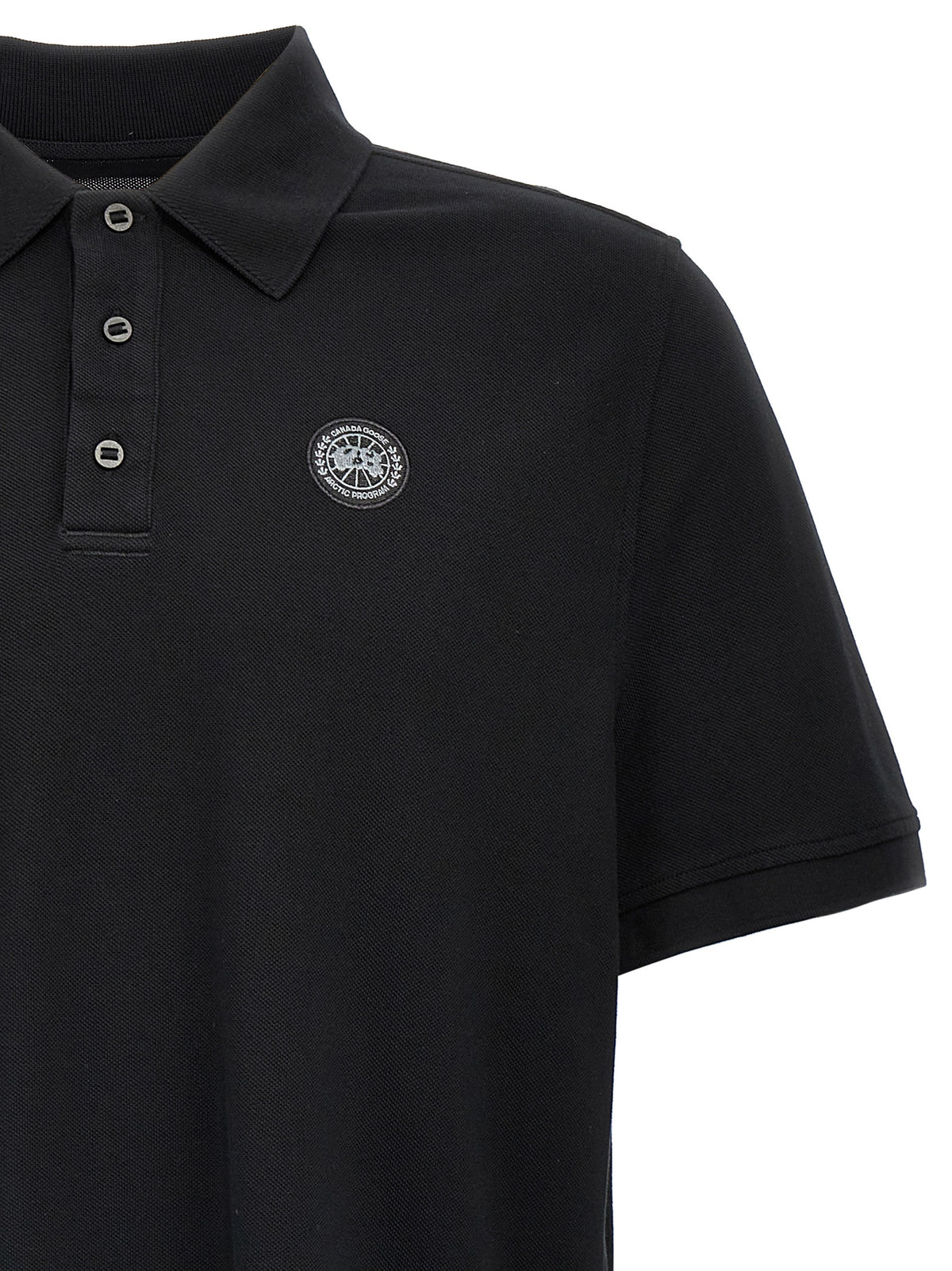 Canada Goose Black Cotton Polo Shirt