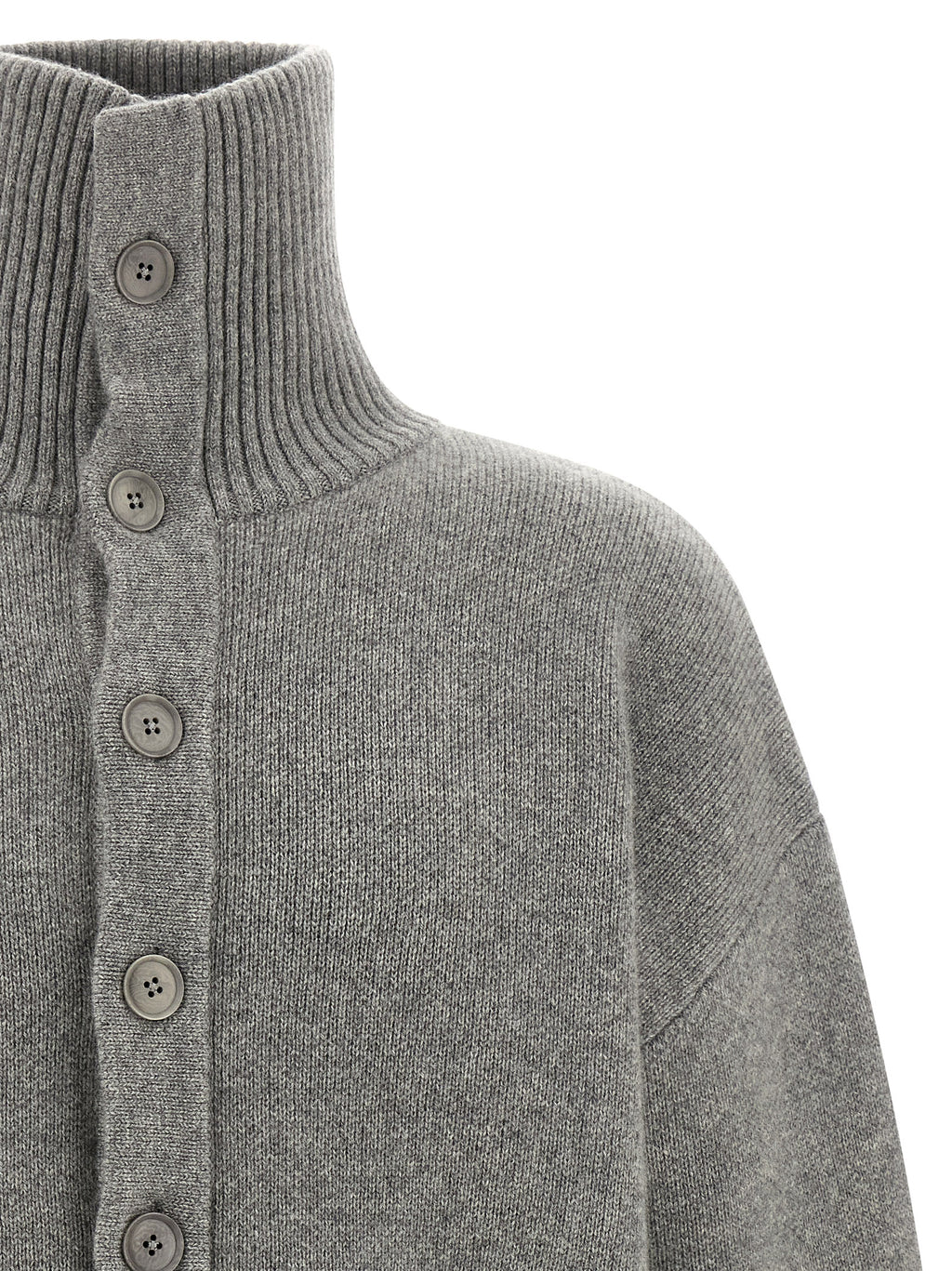 Extreme Cashmere Grey Cashmere Cardigan