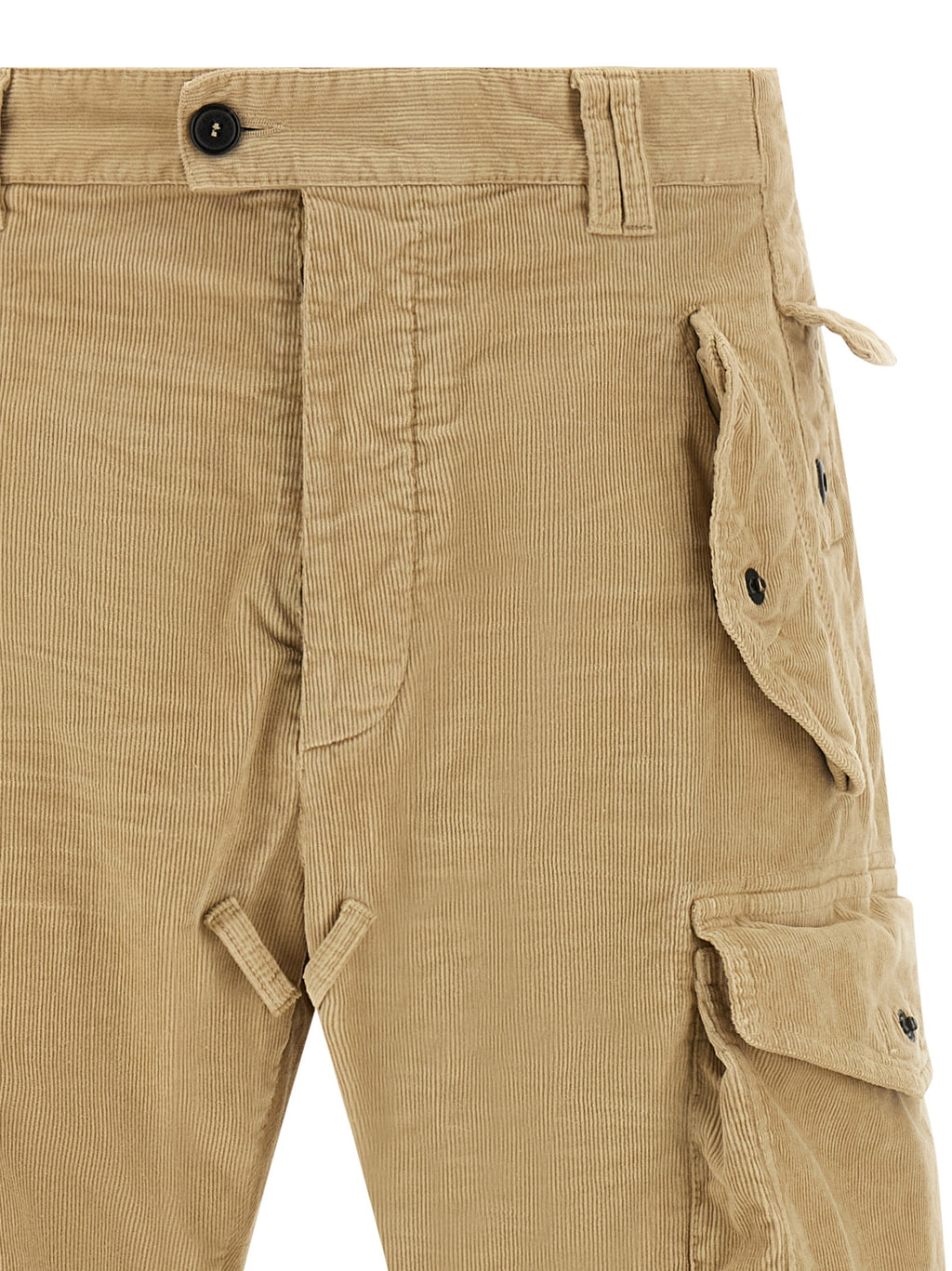 Dsquared2 Beige Cotton Cargo Trousers
