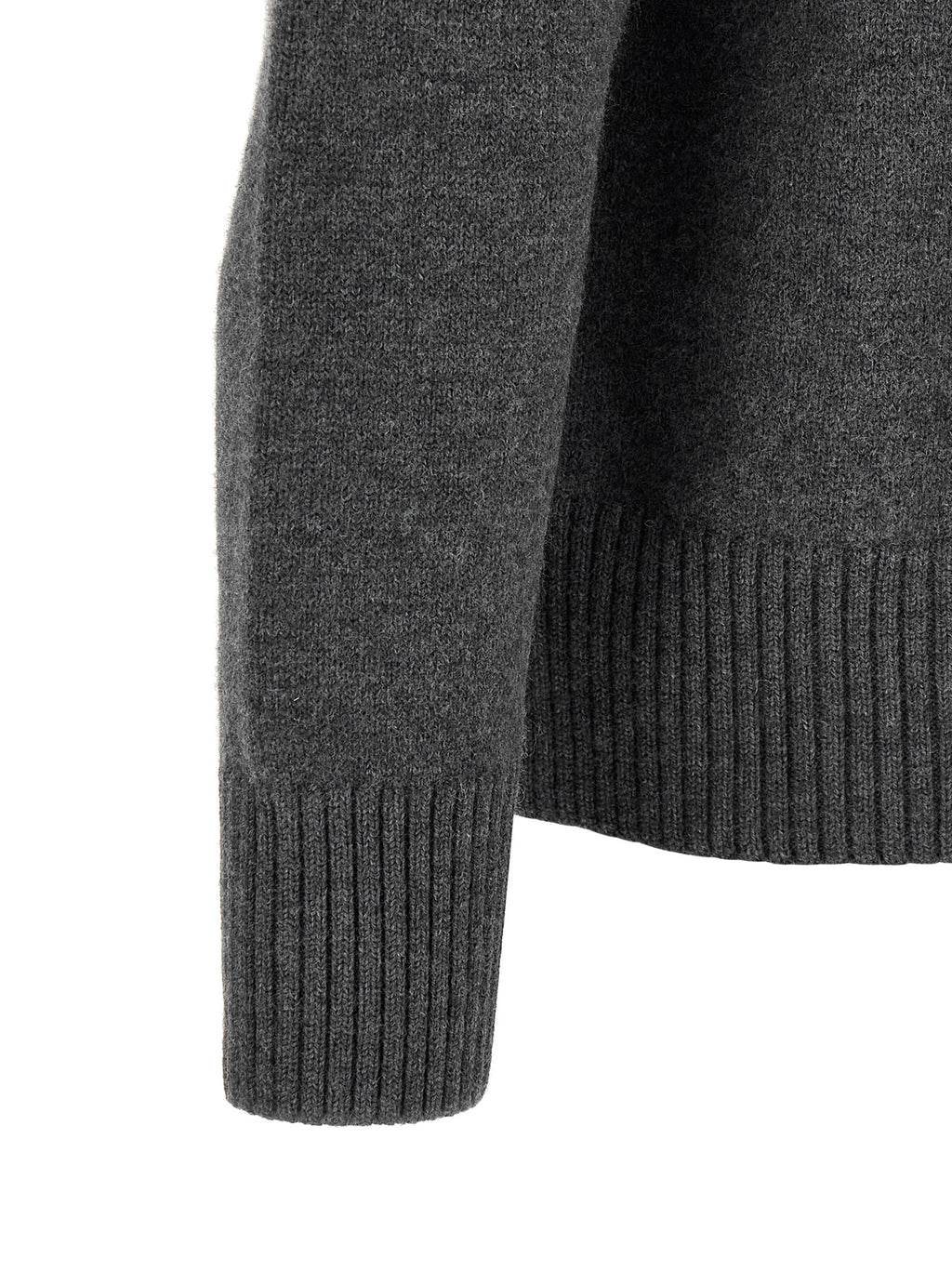Ami Paris Grey Wool Cardigan