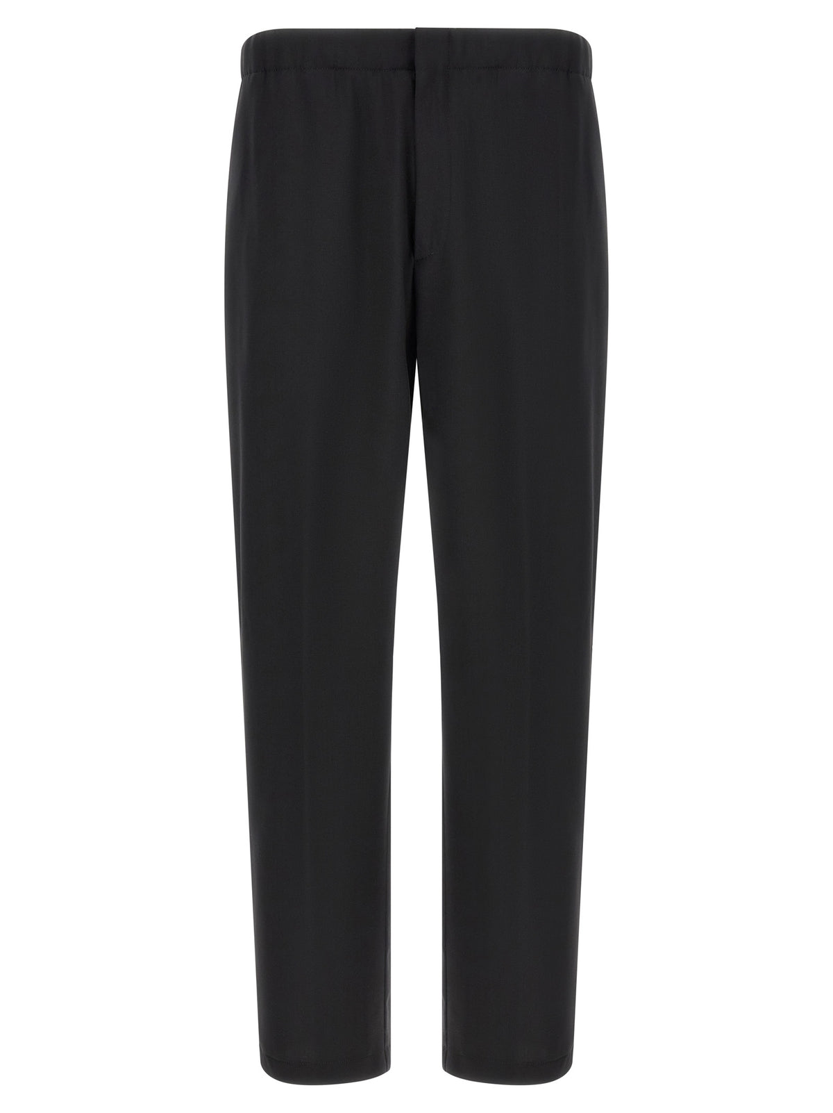 Black Virgin Wool Dress Pants