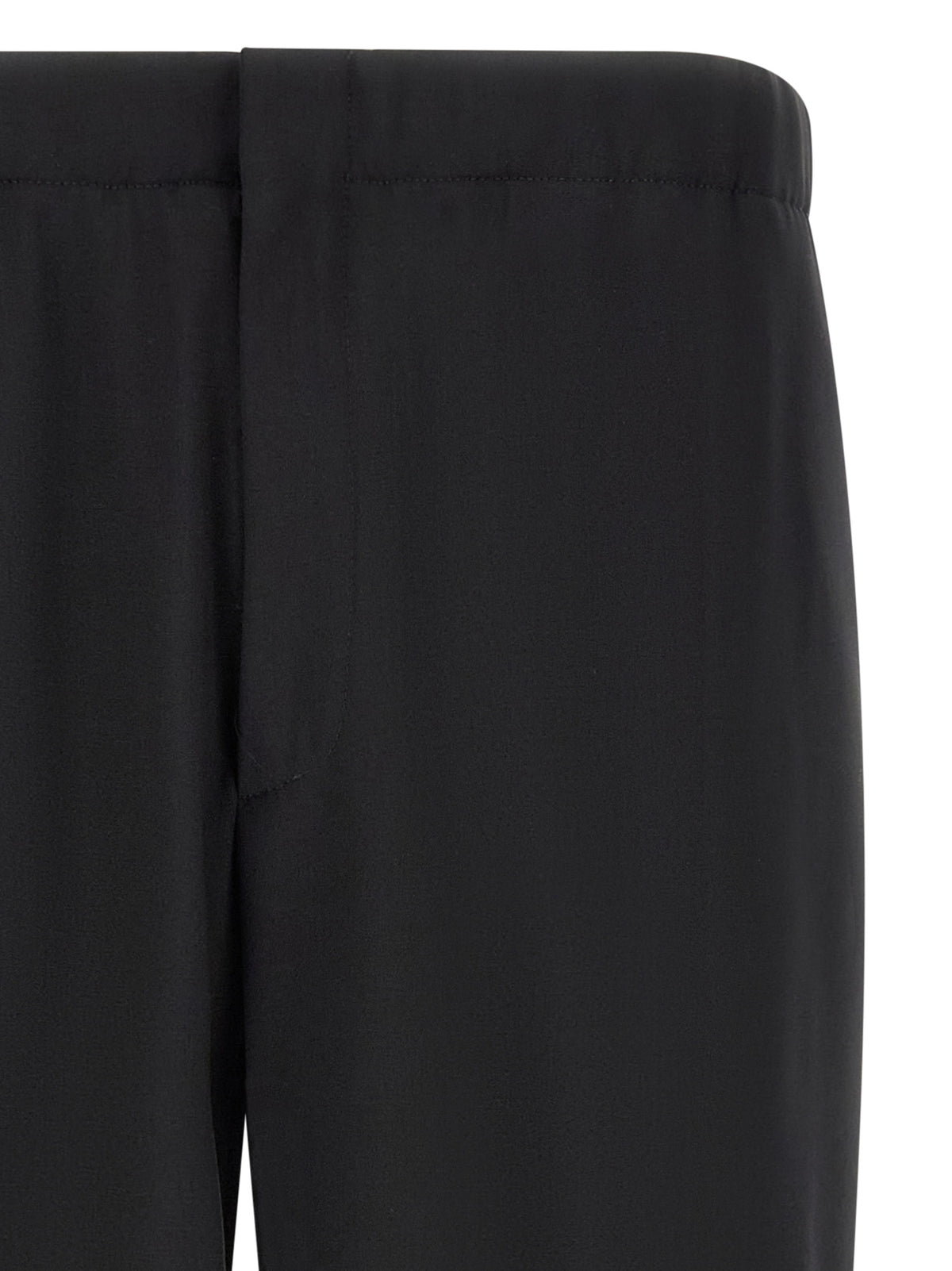Black Virgin Wool Dress Pants