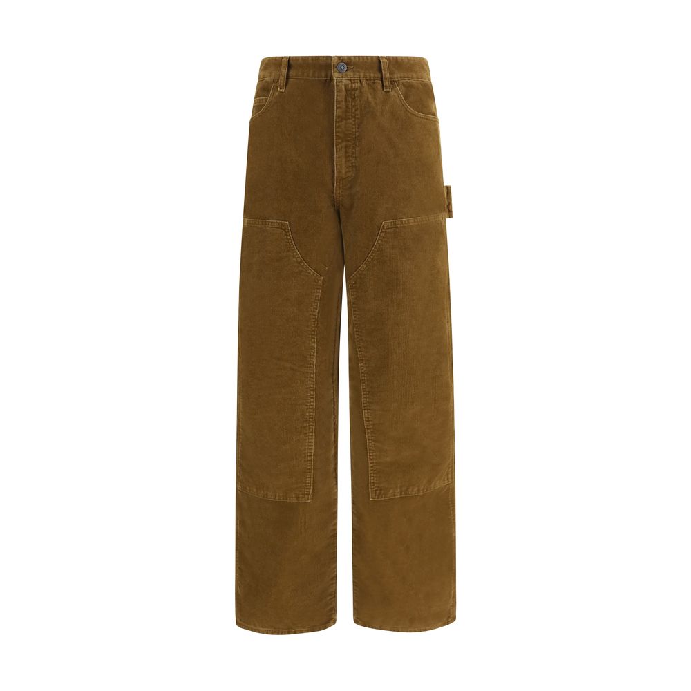 Golden Goose Brown Cotton Cargo Trousers