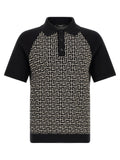 Bicolor Cotton Polo Shirt