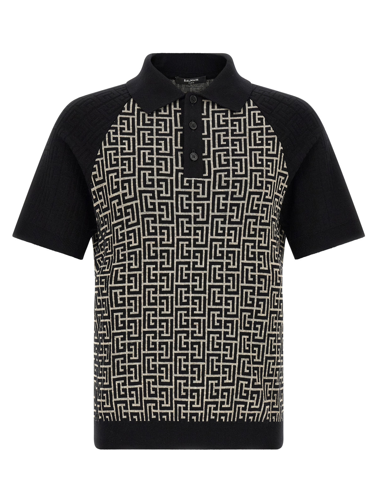 Bicolor Cotton Polo Shirt