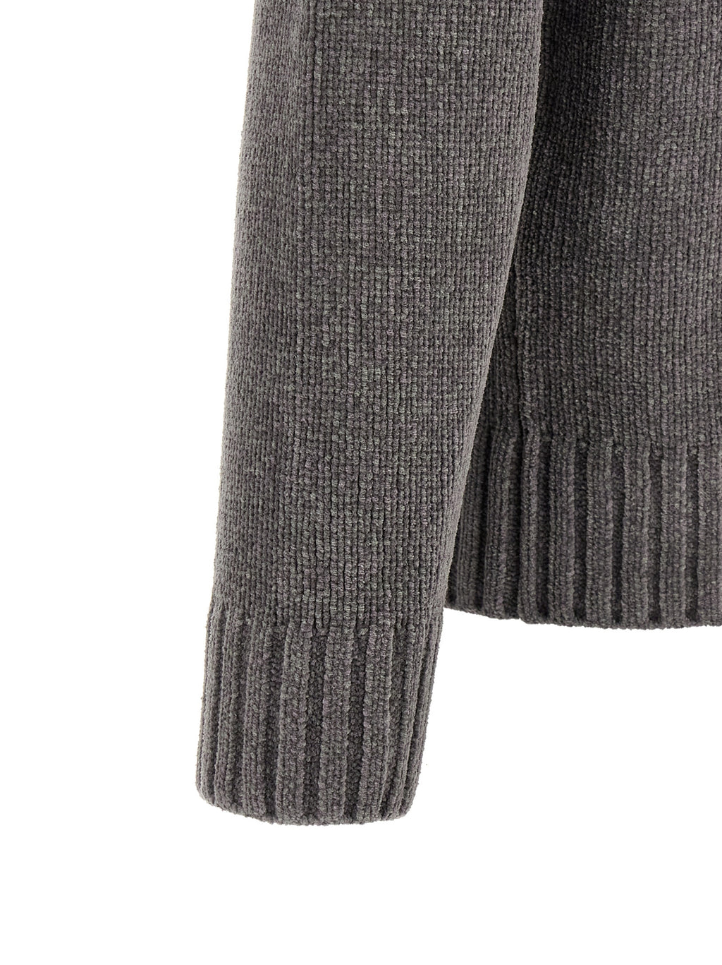 Gray Cotton Cardigan