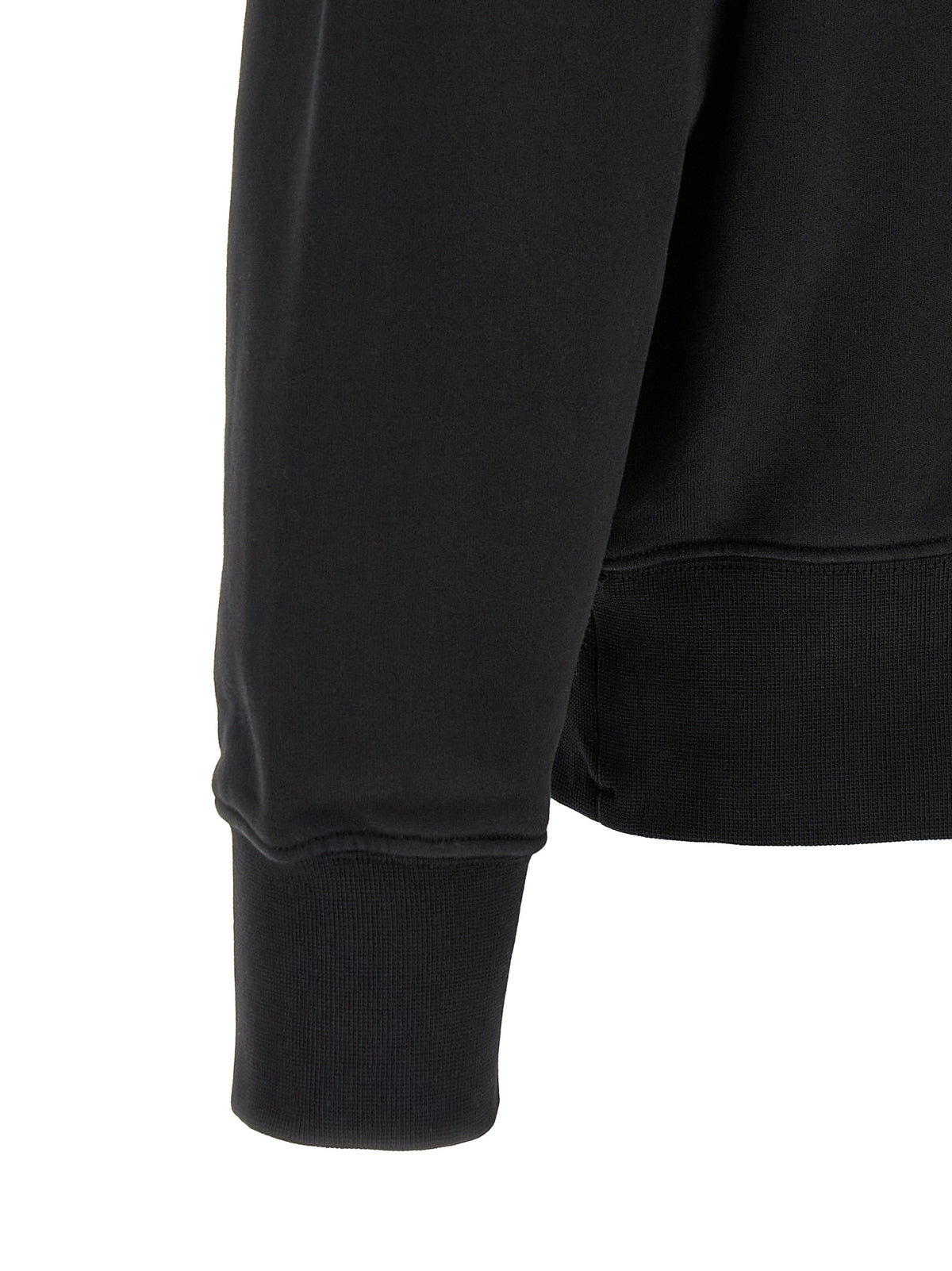 Black Cotton Sweatshirt
