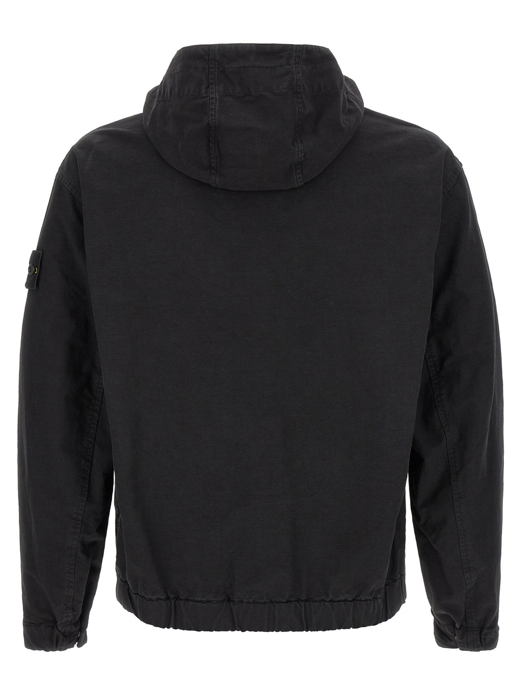 Stone Island Black Cotton Shell Jacket