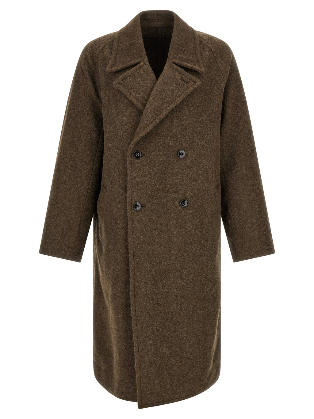 Lemaire Brown Wool Coat