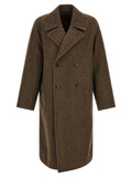 Lemaire Brown Wool Coat