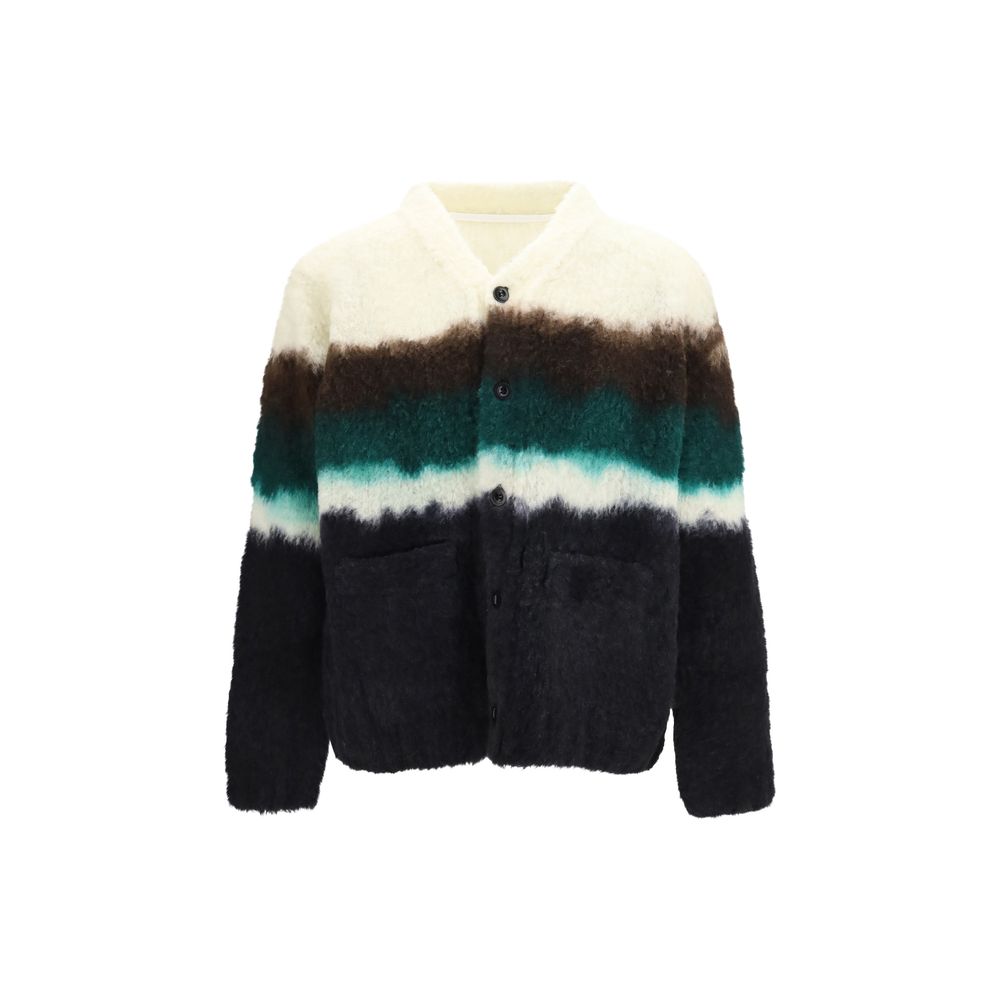 Sacai Multicolor Wool Cardigan