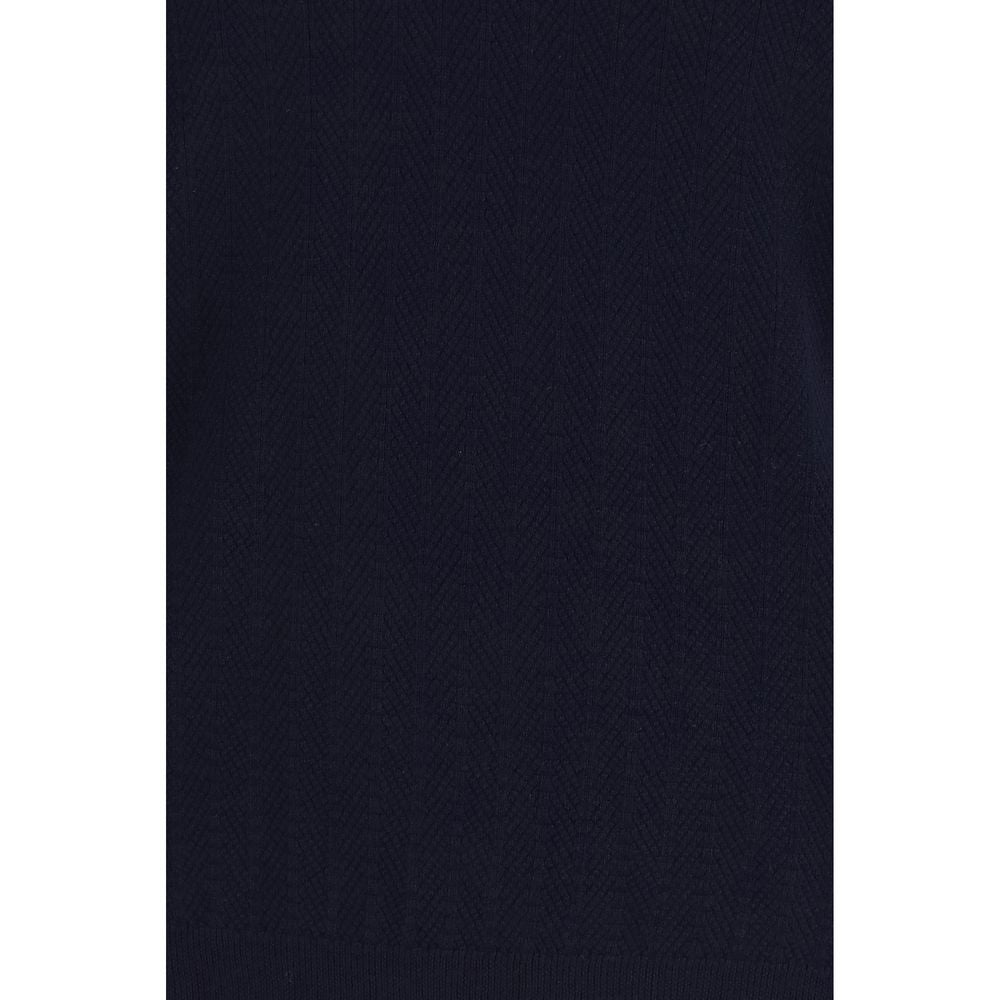 Brooksfield Blue Wool Sweatshirt
