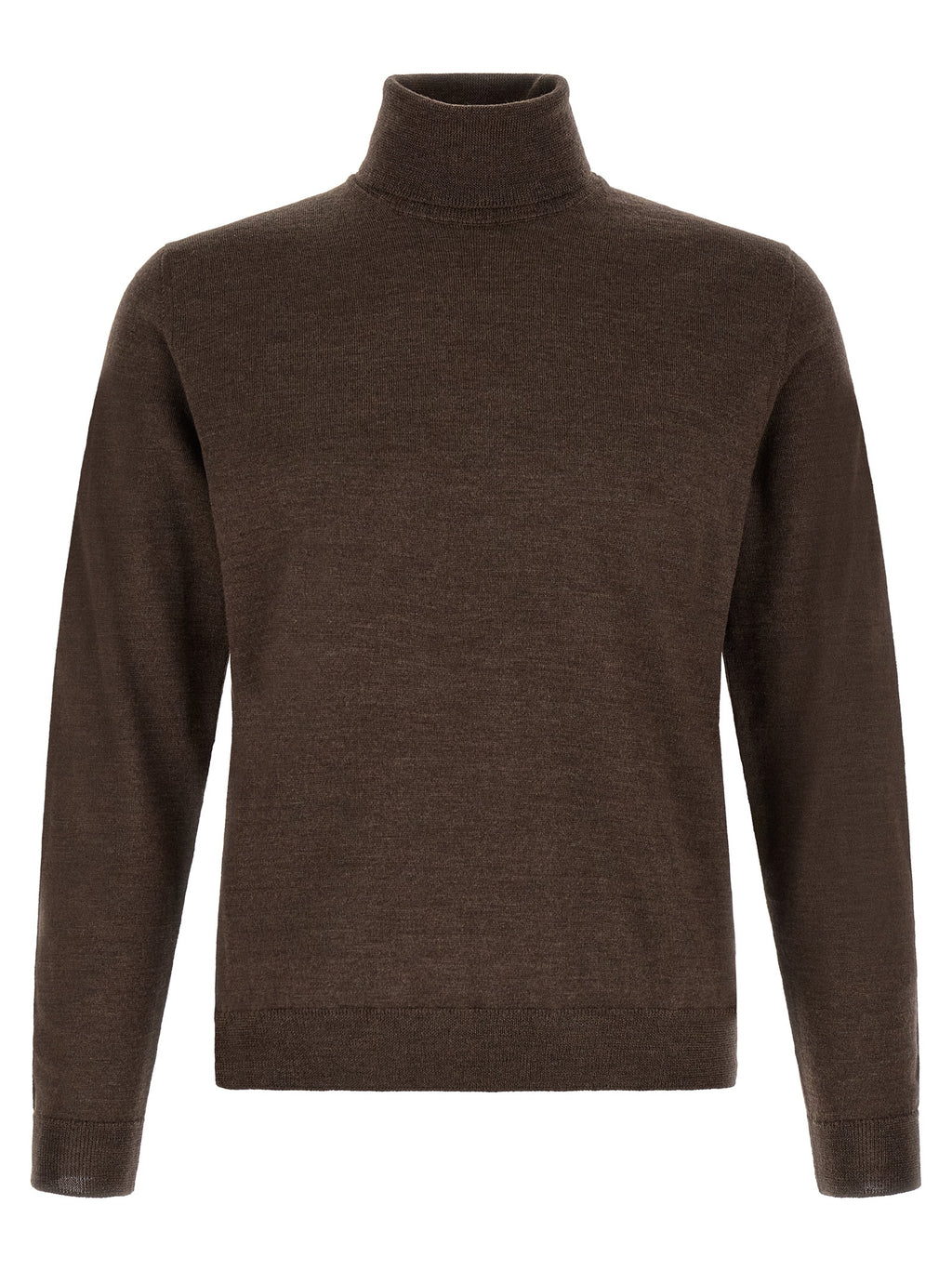 Brown Virgin Wool Cardigan