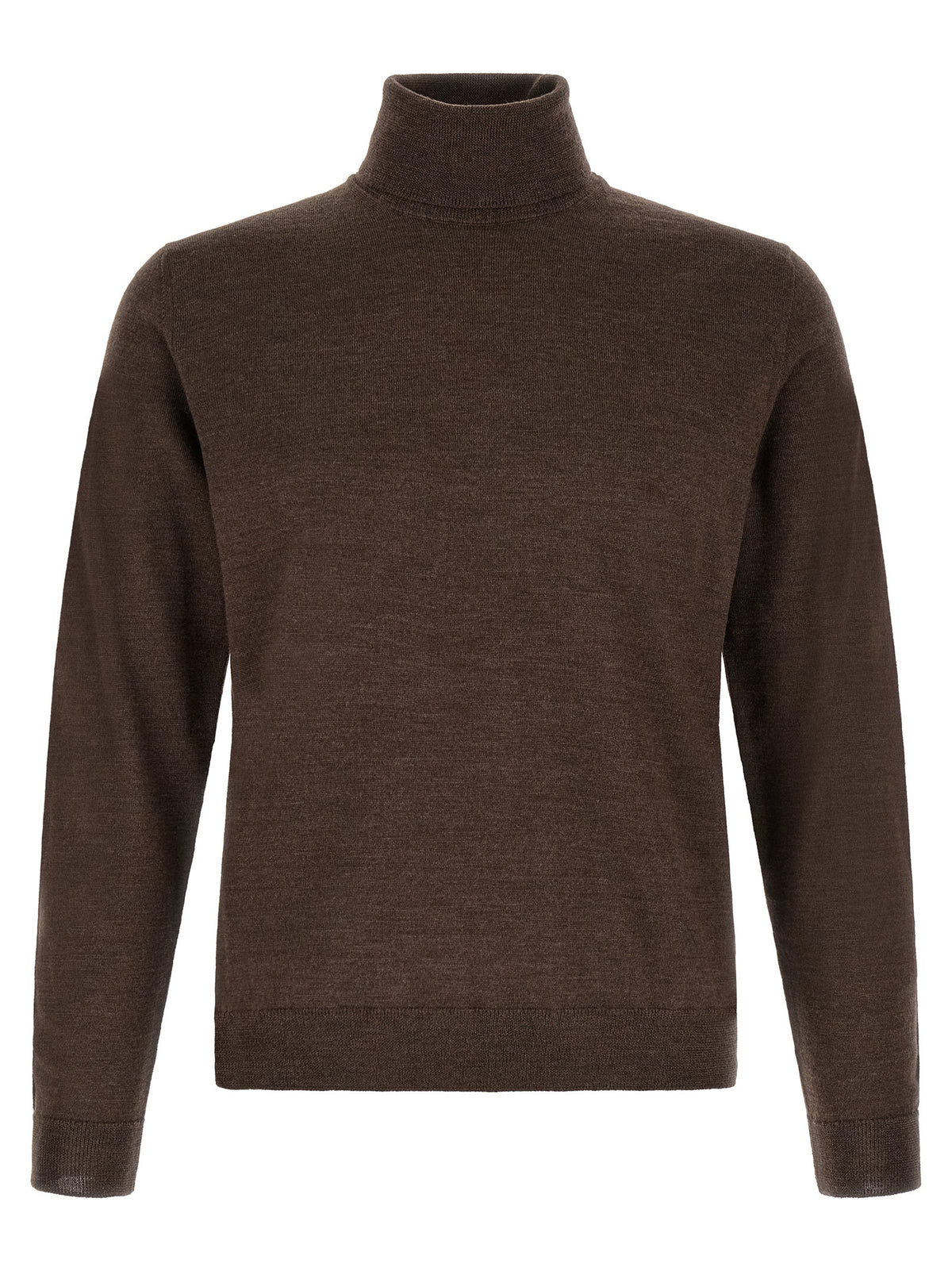 Brown Virgin Wool Cardigan