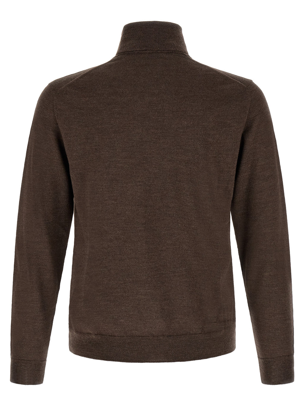 Brown Virgin Wool Cardigan