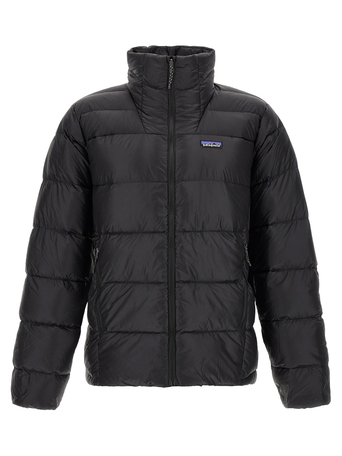 Black Nylon Full-Length Jacket