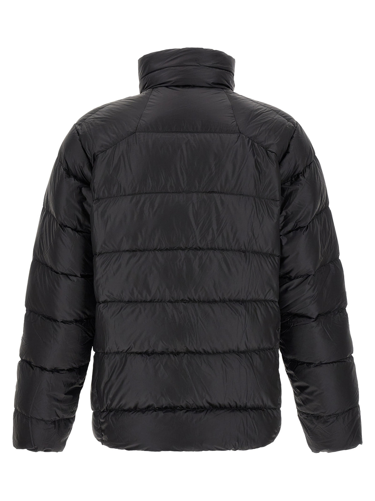 Black Nylon Full-Length Jacket