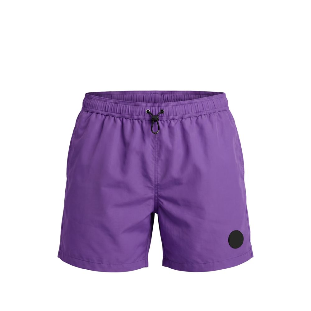 Trussardi Beachwear Purple Polyester Swim Shorts