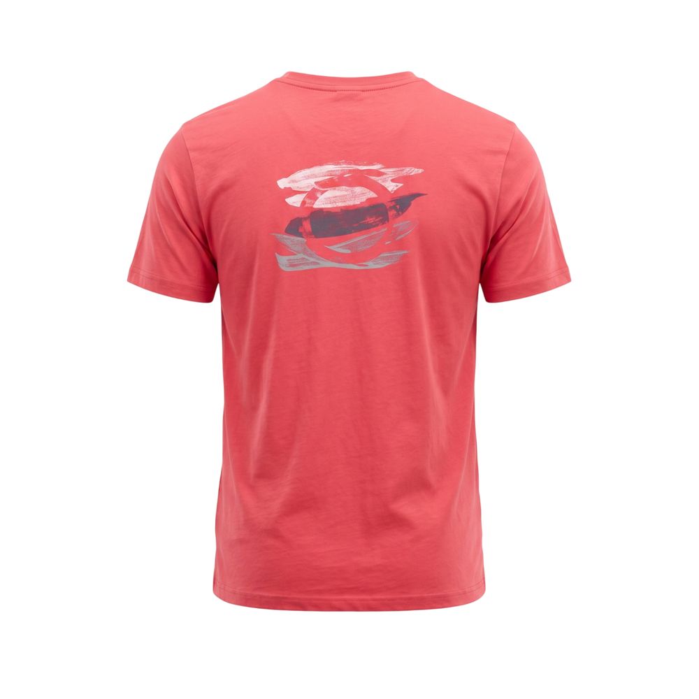 Trussardi Beachwear Red Cotton T-Shirt
