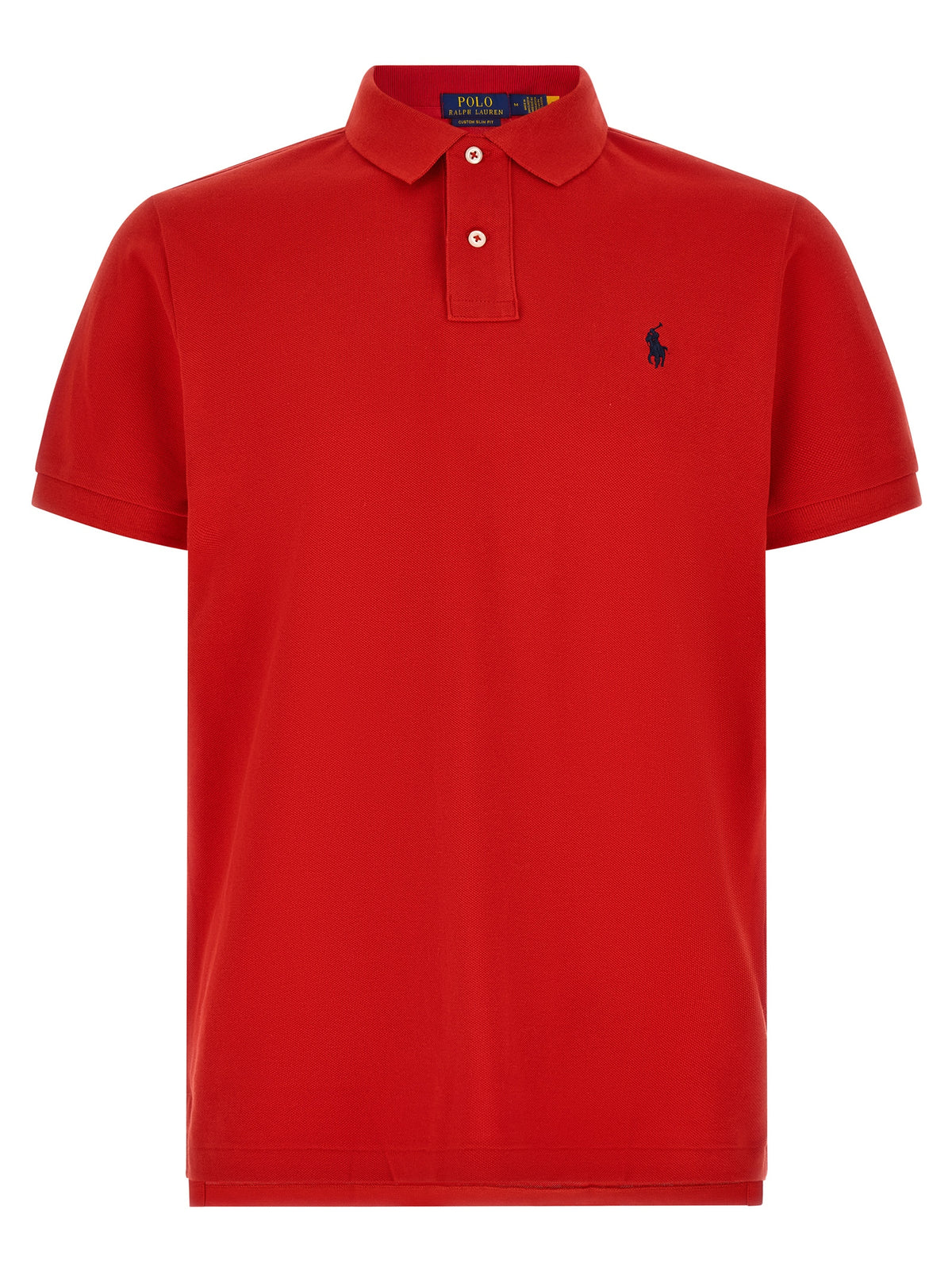 Red Cotton Polo Shirt